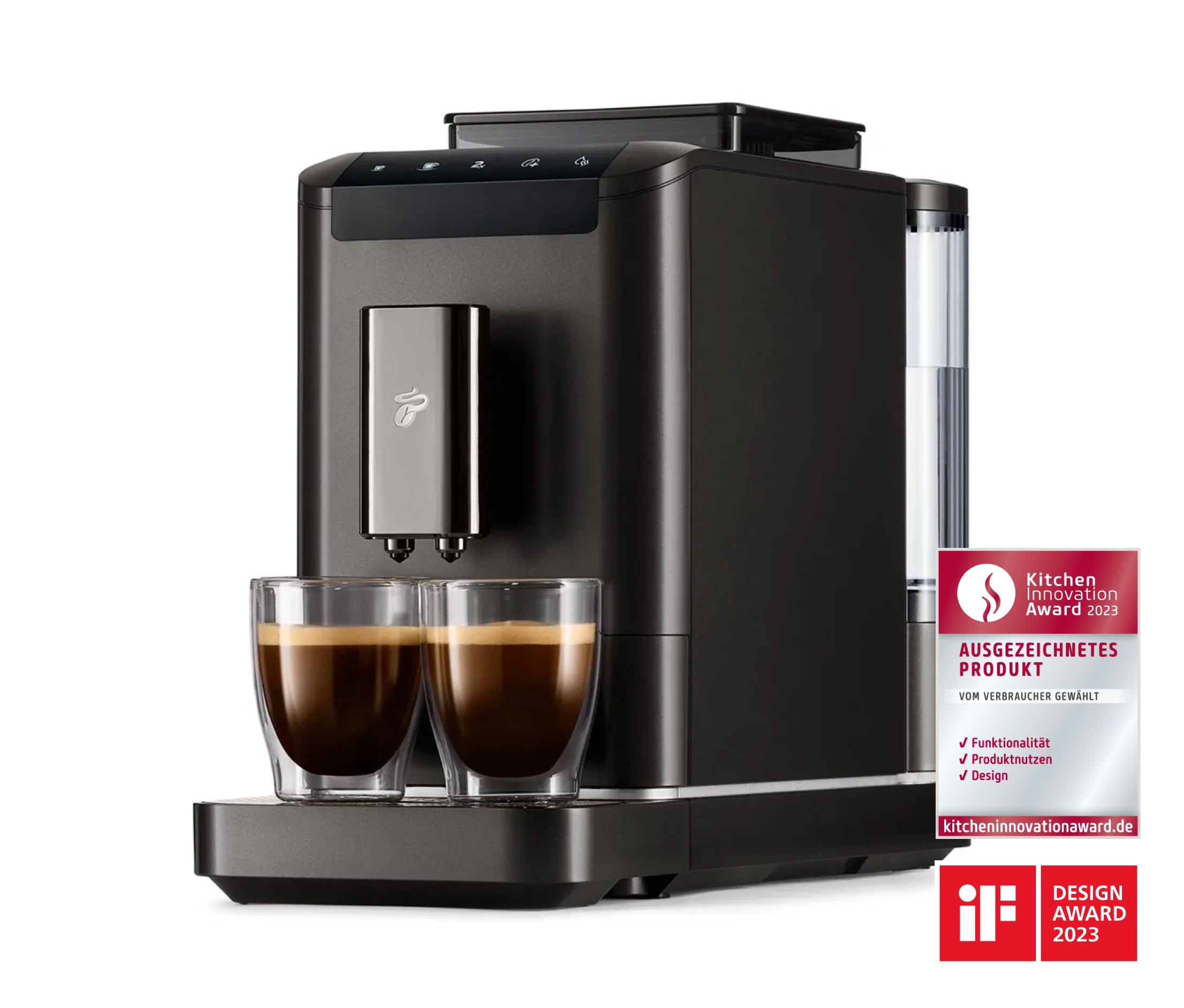 Esperto2 Caffè« Tchibo Kaffeevollautomat, Dark Chrome online bestellen bei  Tchibo 398128