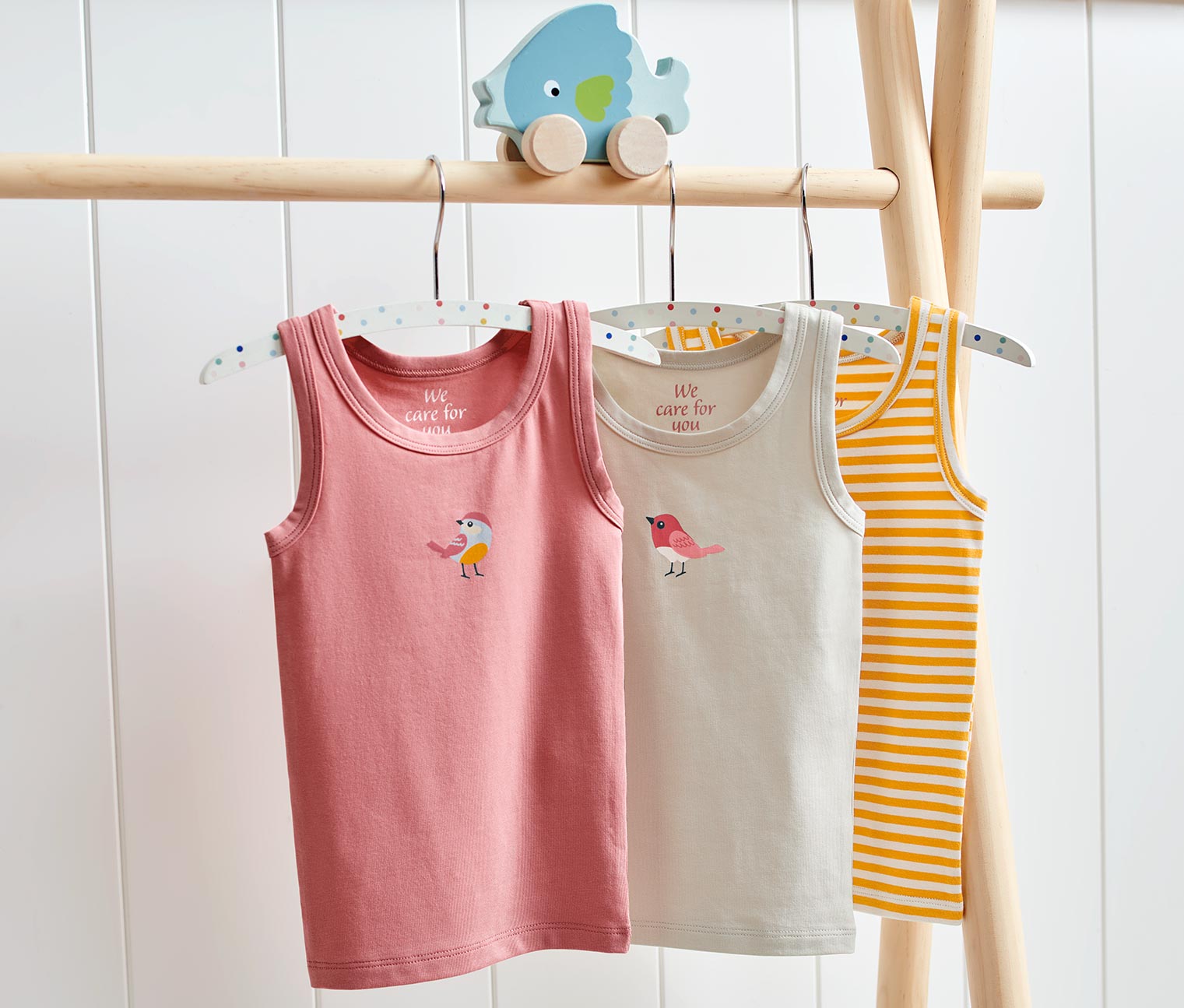 3 Kleinkind-Unterhemden, Ringel online bestellen bei Tchibo 666935