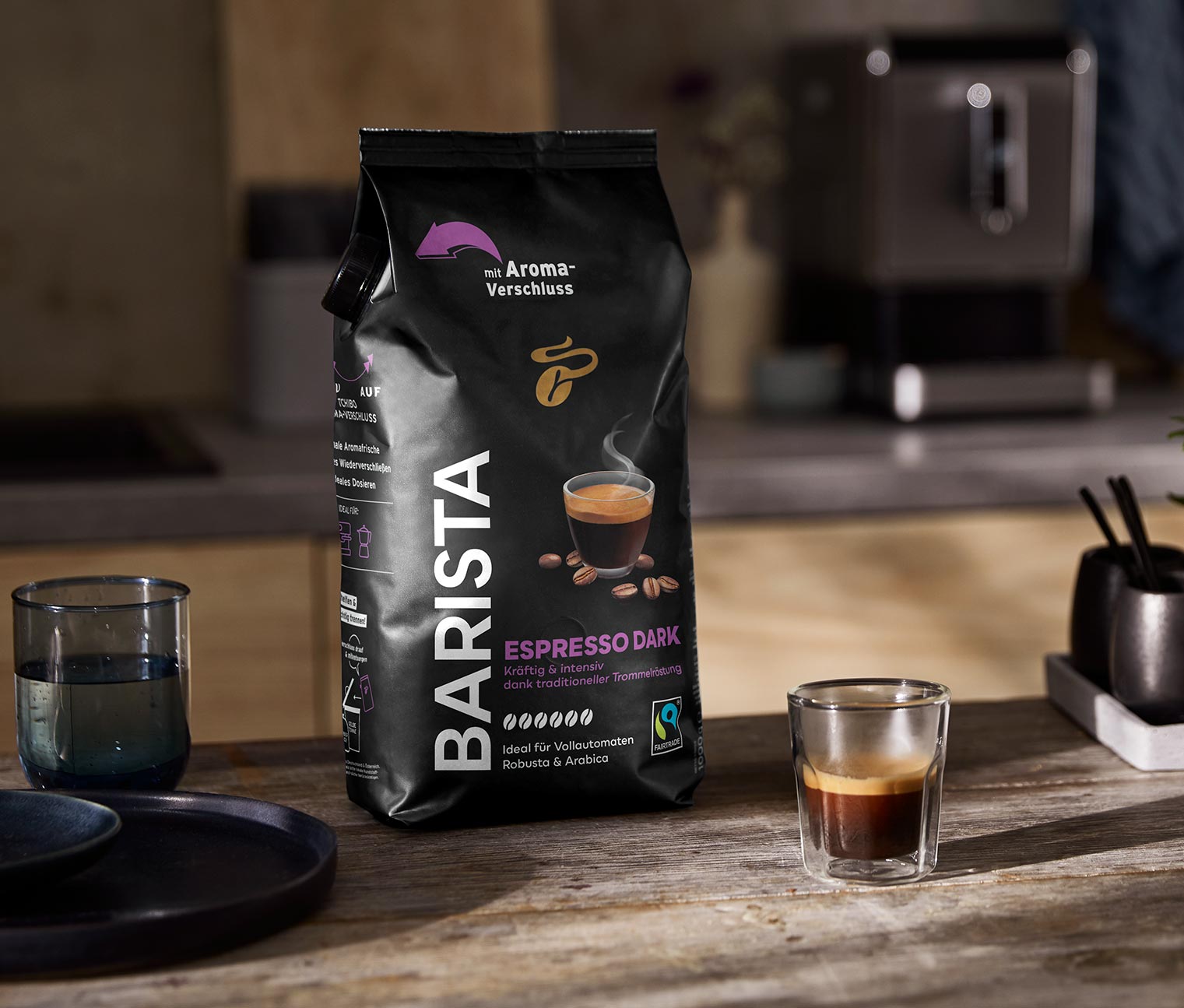BARISTA Espresso Dark - 1 kg Ganze Bohne online bestellen bei Tchibo 524362