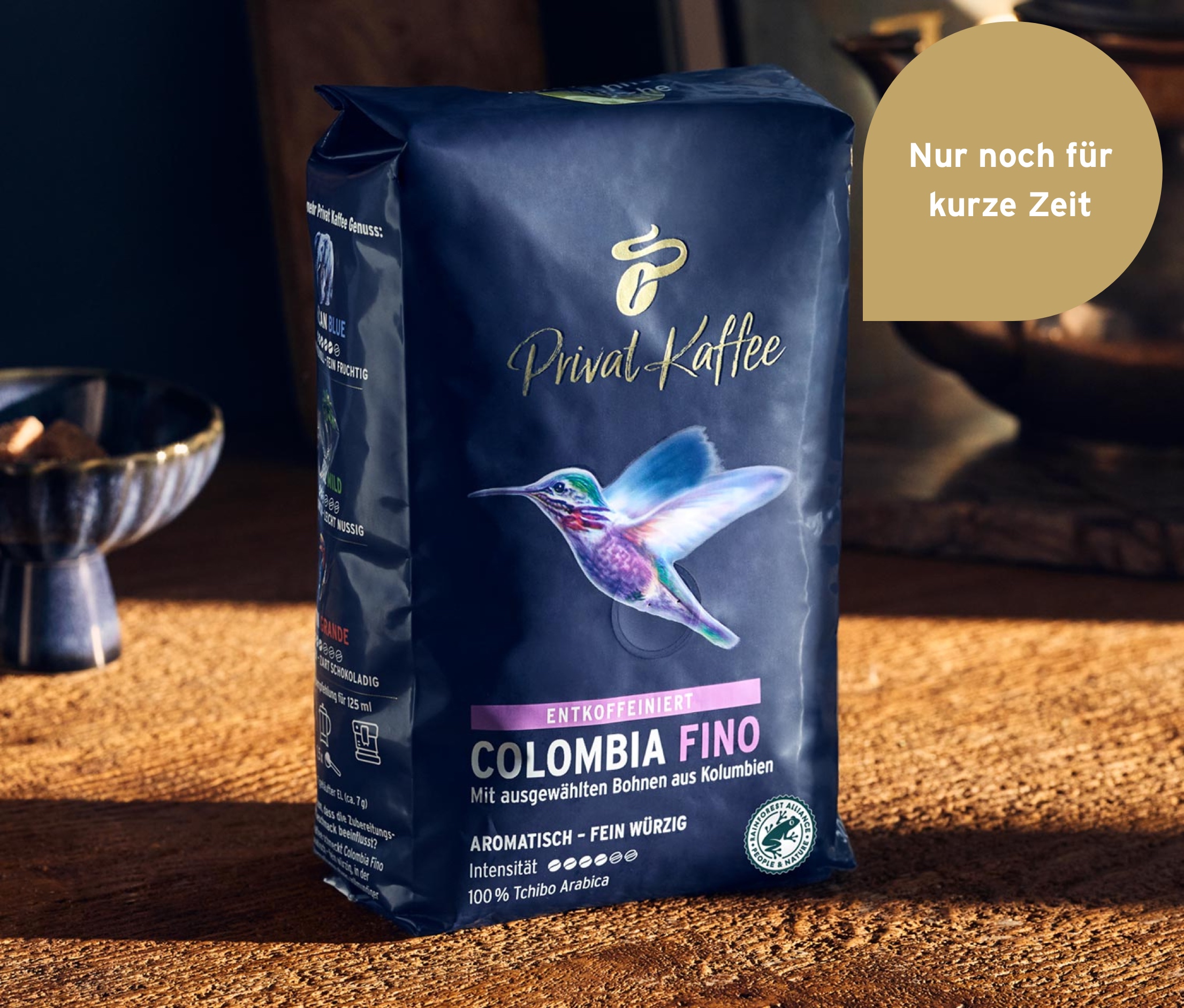 Privat Kaffee Colombia Fino (entkoffeiniert) - 500 g Ganze Bohne online  bestellen bei Tchibo 8923