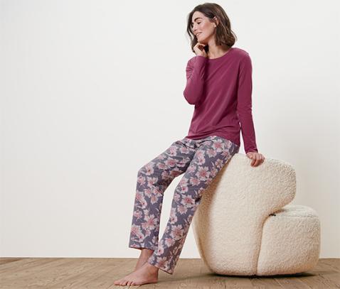 Damen Pyjama: Aus Flanell, Satin & mehr | Jetzt entdecken!