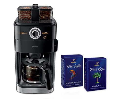 Philips HD7766/00 Filterkaffeemaschine Grind&Brew (inkl. Gratis-Kaffee)  online bestellen bei Tchibo 489250