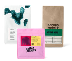 Espresso Probierpaket | 3 x 250g | "3-Länder Kaffeeset"