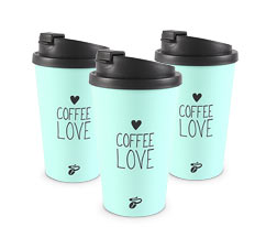 3x Mehrwegbecher – coffee love online bestellen bei Tchibo 500343