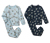 2 Kinder-Pyjamas, blau - 1x navy mit Drachen-Alloverprint, 1x hellblau mit Ritter-Alloverprint