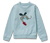 Kinder-Sweatshirt mit angerauter Innenseite, Drache - Hellblau mit mehrfarbigem Print