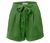 Shorts mit Leinenanteil, grün