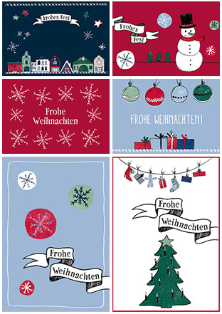 Schöne Weihnachtskarten zum Ausdrucken 🎅 Online bei Tchibo!