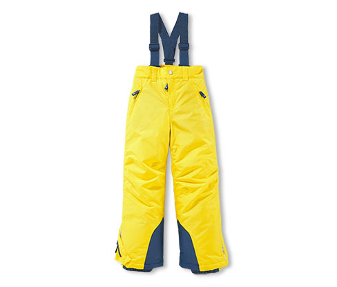 Detské lyžiarske nohavice, žlté z e-shopu Tchibo.sk